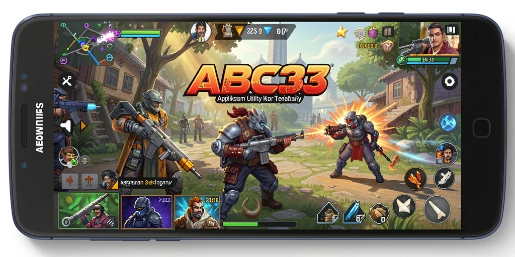 Screenshot ABC33 menampilkan antarmuka aplikasi Utility yang intuitif dan mudah digunakan.