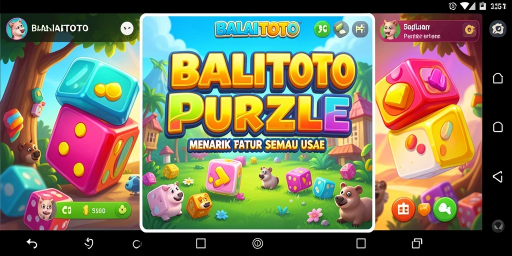 Screenshot BALAITOTO menampilkan gameplay Puzzle yang menegangkan dan menyenangkan.