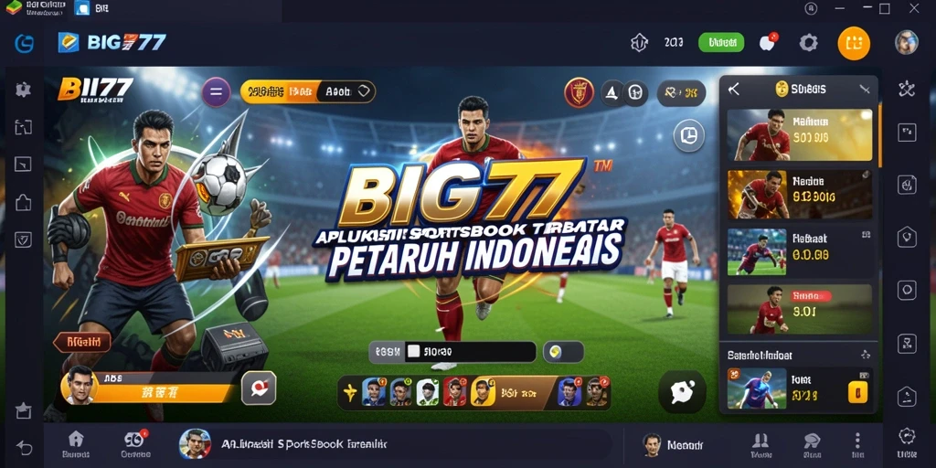 Tampilan screenshot dari gameplay taruhan Sportsbook BIG77.