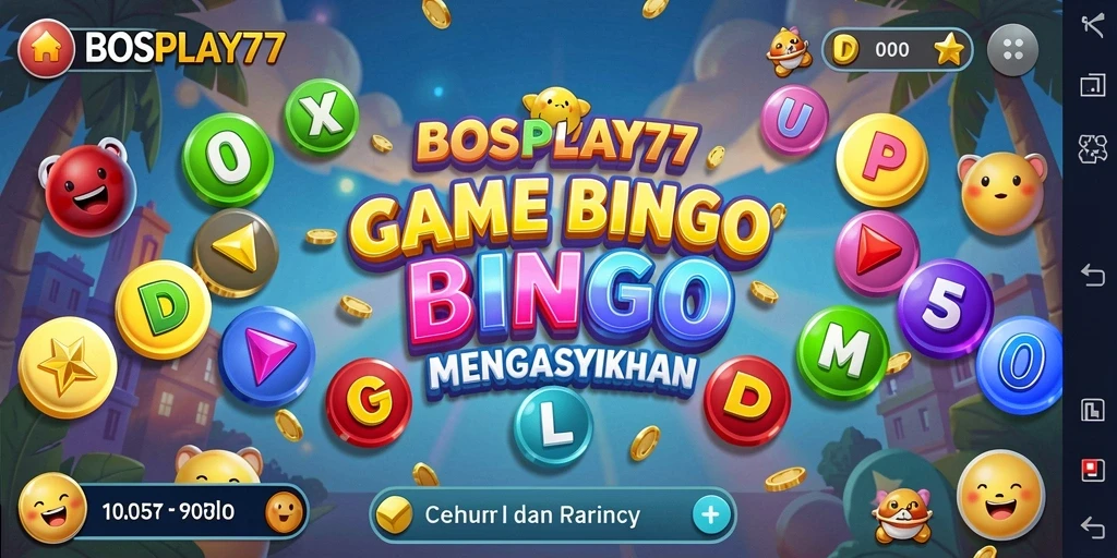 Tampilan gameplay Bingo yang memukau dan interaktif.