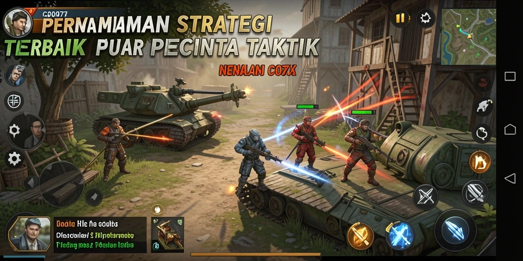 Tampilan gameplay C0077 yang mendebarkan dengan strategi mendalam.