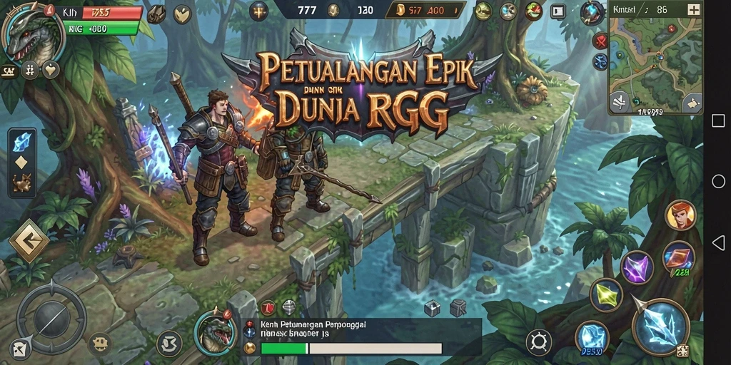 Gameplay RPG mengesankan dengan grafis menawan di F7F7.
