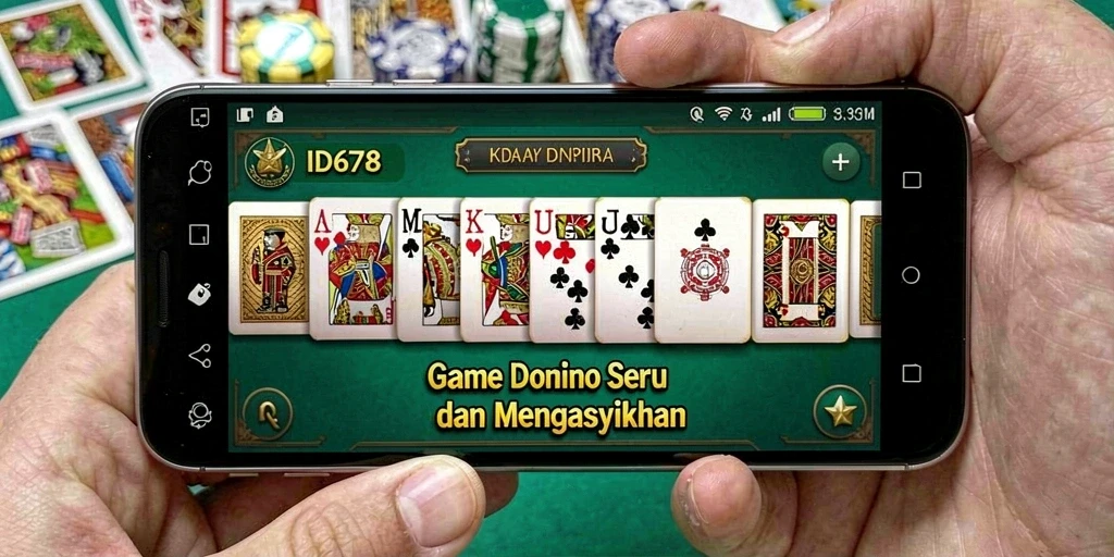 Screenshot gameplay <strong>ID678</strong> yang menunjukkan serunya bermain domino.