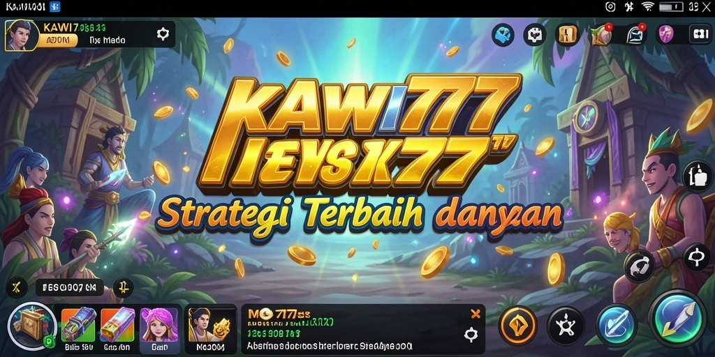 Screenshot KAWI777 menampilkan pertempuran strategi mendebarkan.