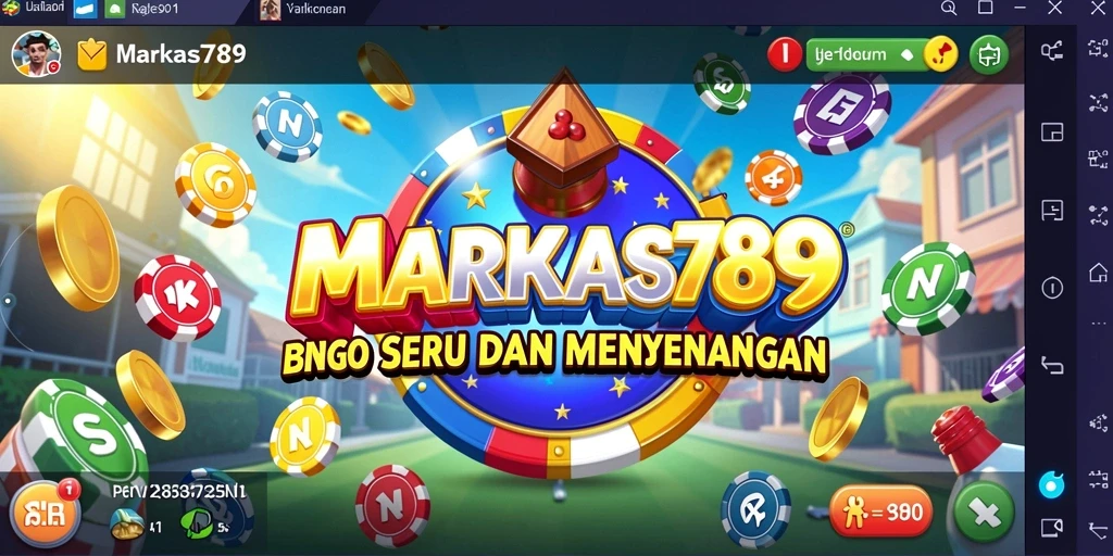 Tampilan gameplay seru di MARKAS789 saat bermain Bingo.