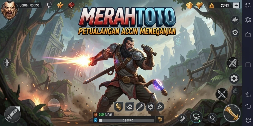 Screenshot gameplay MERAHTOTO yang menampilkan aksi seru.