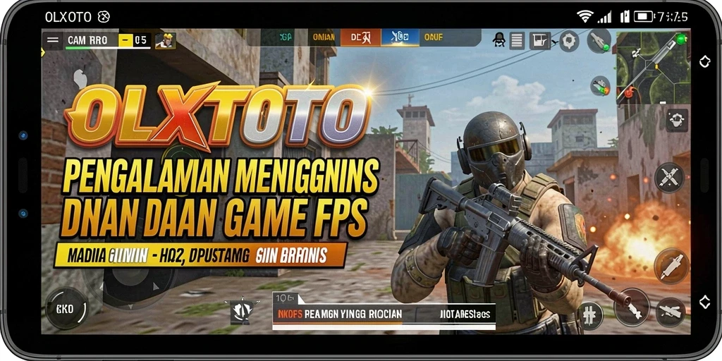 Screenshot gameplay OLXTOTO yang menampilkan aksi tembak-menembak intens.