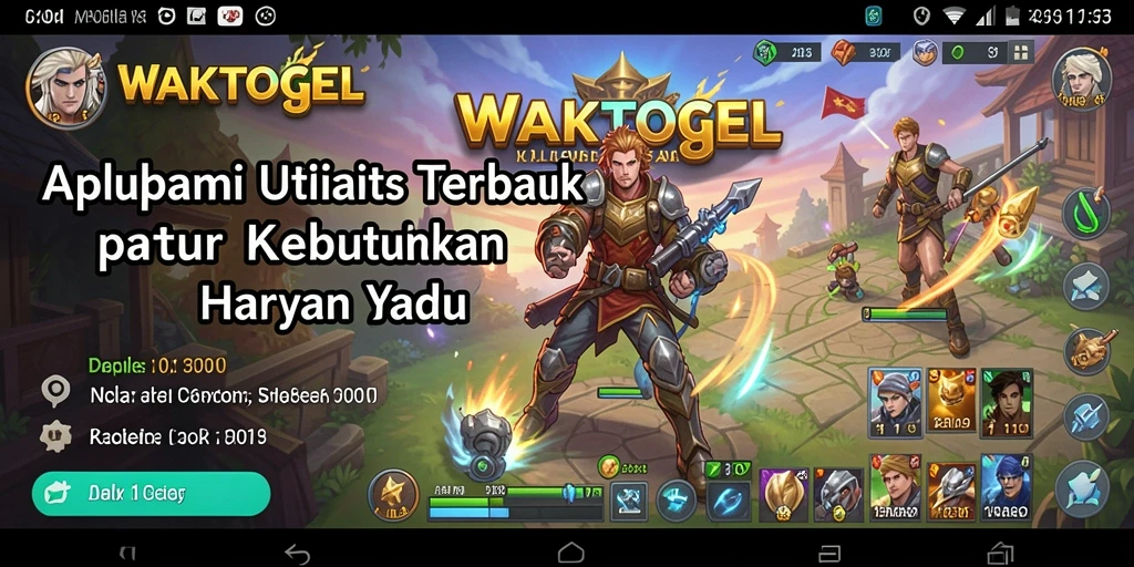 Tampilan WAKTOGEL dengan antarmuka intuitif dan fitur pengingat.
